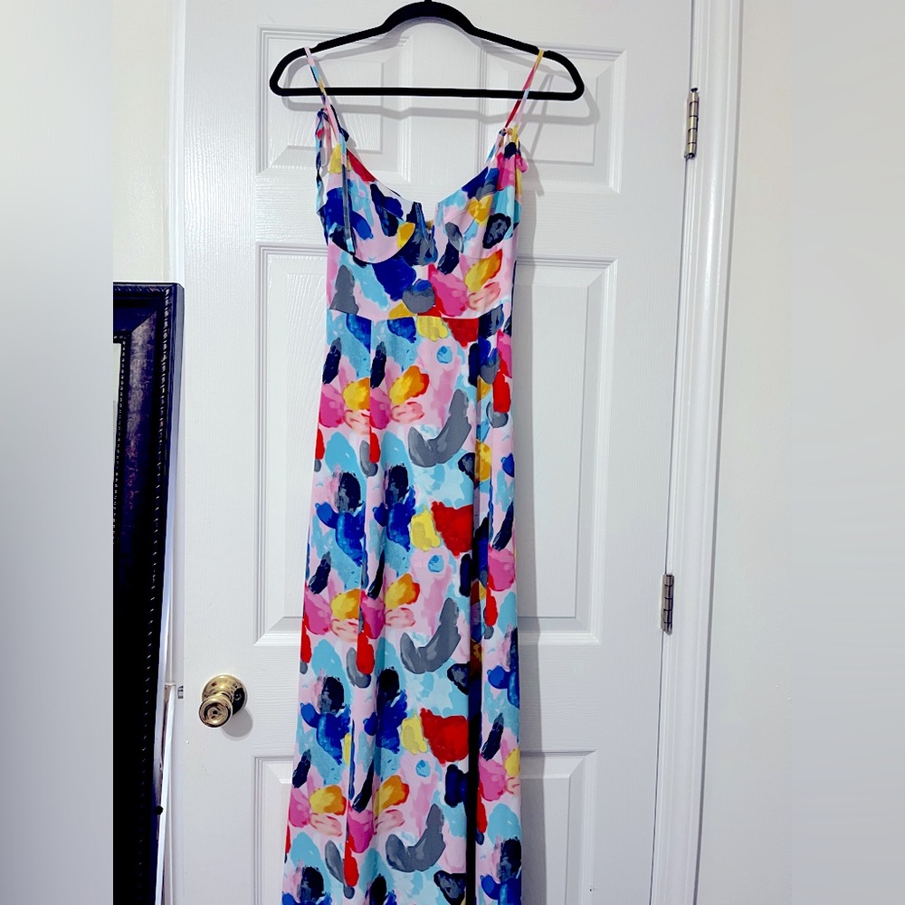 Buddy Love Watercolor Corset Dress